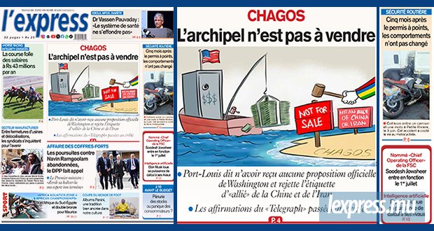 Les grands titres de l'express de ce mardi 9 juin 2026