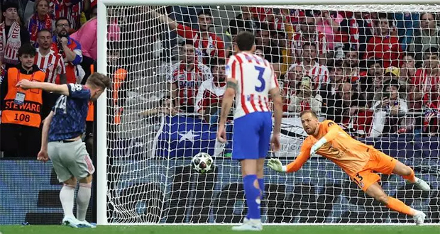 L'Atlético Madrid et Arsenal sortent vivants de la première manche