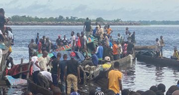 Au moins 28 morts dans un naufrage sur le fleuve Congo
