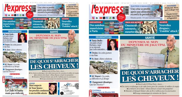 Les grands titres de l'express de ce dimanche 19 novembre 2023