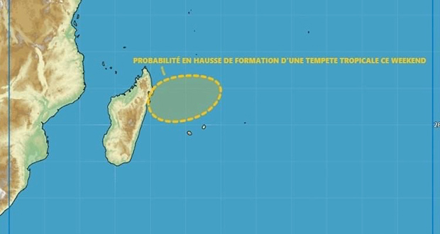 Formation d’une tempête d’ici dimanche