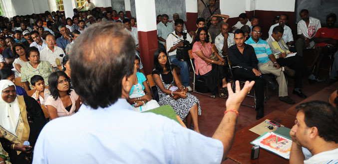 Ashok Jugnauth lance officiellement sa campagne à la partielle au No 8