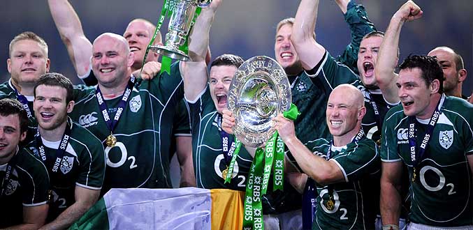 Rugby : L''Irlande remporte le deuxième Grand Chelem de son histoire