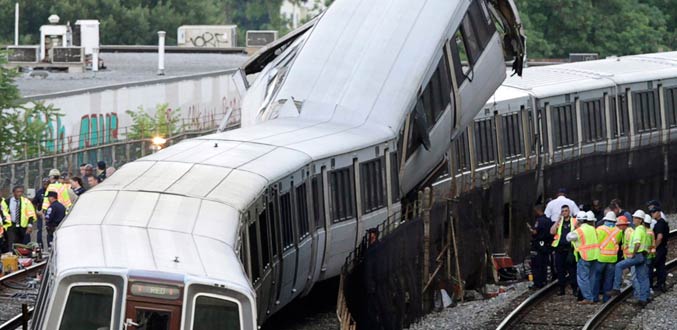 Etats-Unis : Sept morts dans un accident de métro à Washington