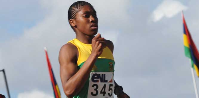 La Sud-Africaine Caster Semenya réalise la meilleure perf mondiale sur 800m (1:56.72)