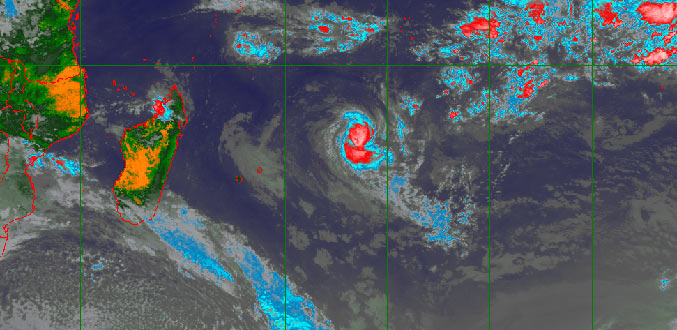 Le cyclone Anja se rapproche de Rodrigues