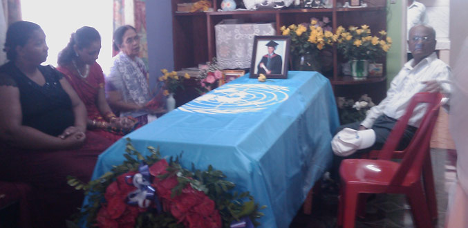 Bhojraj Luchmun aura droit aux honneurs militaires lors de ses funérailles à Phoenix