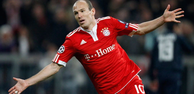 Ligue des champions :  Arjen Robben offre la victoire au Bayern