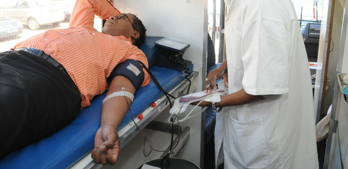 Journée mondiale du don de sang : 240 pintes de sang recueillies