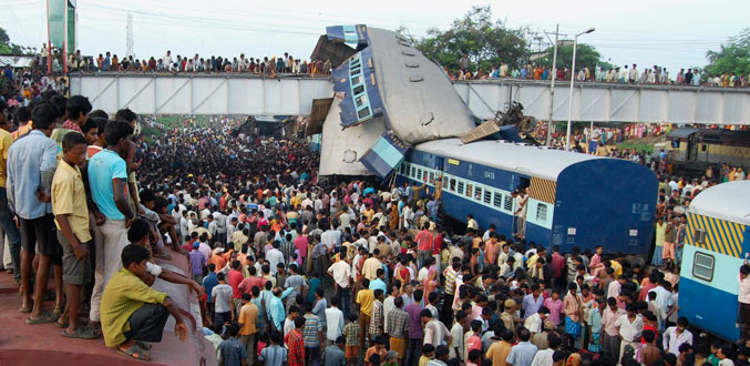 Inde : Au moins 60 morts dans une collision ferroviaire