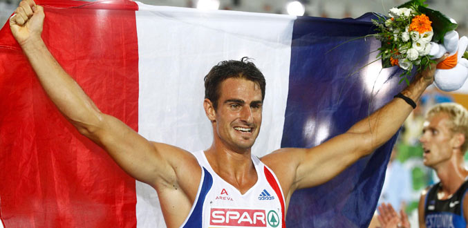 Athlétisme: Romain Barras, le belle gueule du décathlon