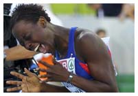 Athlétisme: Myriam Soumaré, médaille d’or surprise sur 200m