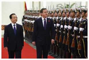 David Cameron en Chine pour doubler le commerce bilatéral