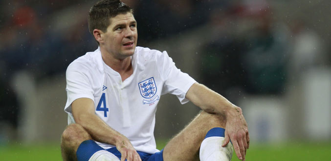 Football : Steven Gerrard indisponible de trois à quatre semaines