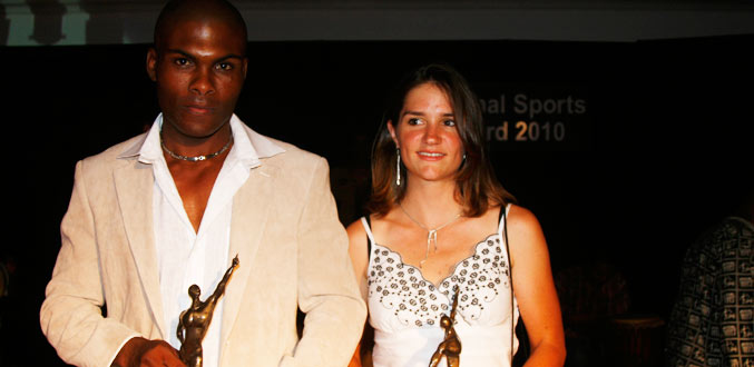 National Sports Awards : James Agathe et Aurélie Halbwachs sacrés sportifs de l’année