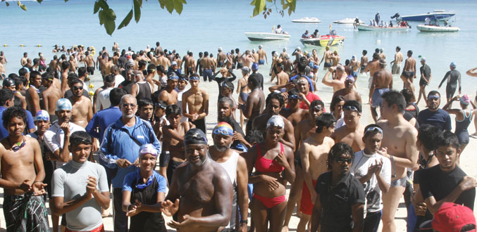 Natation : 5km Pereybère - Grand-Baie - Pari réussi pour la Royal Life Saving Society