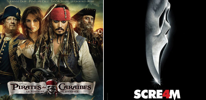 Cinéma : Quatre, c’est le chiffre à retenir avec ‘Pirates des Caraïbes 4’ et ‘Scream 4’