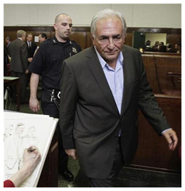 Strauss-Kahn est arrivé à la Cour suprême de New-York