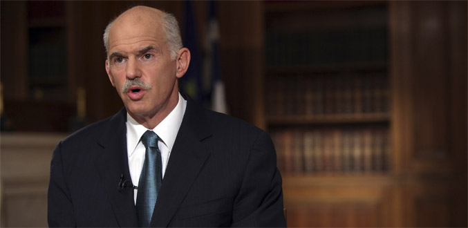 Grèce : Georges Papandréou va former un nouveau gouvernement