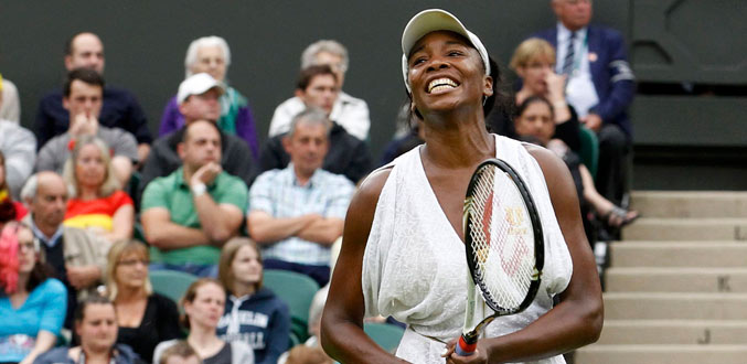 Wimbledon: Venus Williams franchit le 2e tour