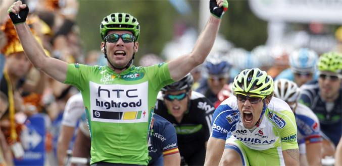 Cyclisme- Tour de France : Cavendish vainqueur de la 15e étape