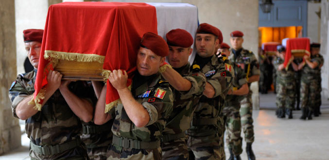 La France rend hommage à ses soldats morts en Afghanistan