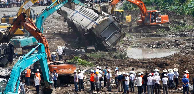 Chine : Plus de trente morts dans une collision entre deux trains