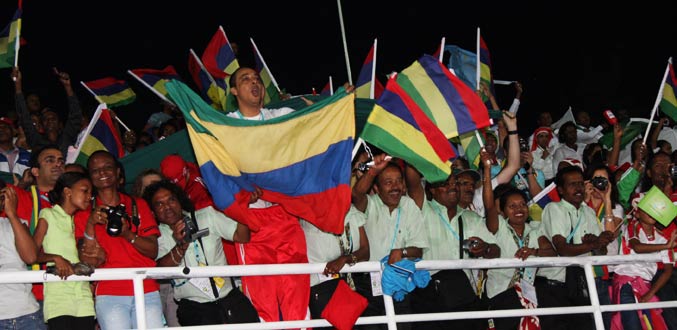 Ambiance chaleureuse  pour l’ouverture  des 8es Jeux des îles de l’océan Indien