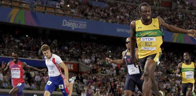 Mondiaux 2011 : Usain Bolt met le feu à la piste !