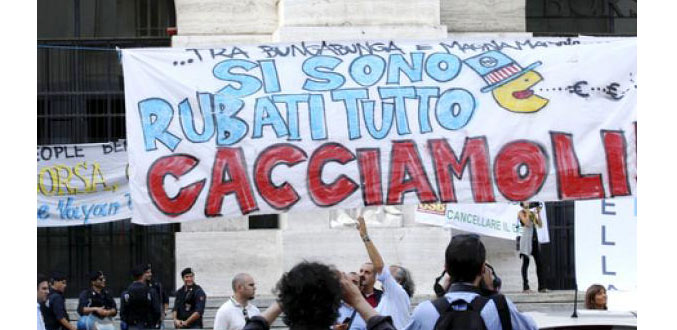 Des milliers d’Italiens dans la rue contre le plan d’austérité
