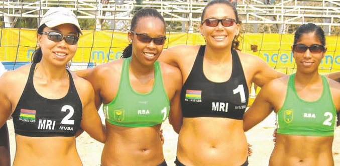 10es Jeux Africains - Maputo 2011 : Beach volley - Li et Rigobert décrochent la 4e médaille d’or mauricienne