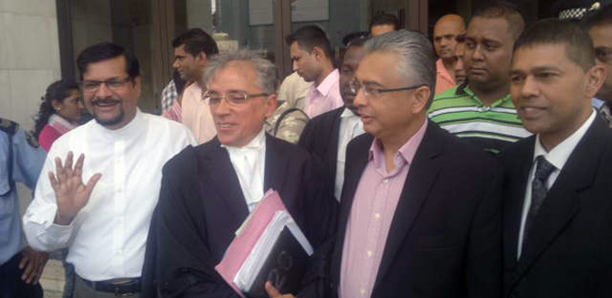 Caution de Rs 75 000 et reconnaissance de dette de Rs 200 000 pour Pravind Jugnauth