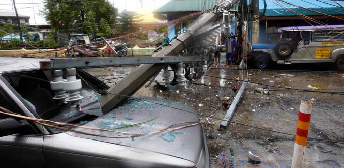 Philippines : Manille balayée par le puissant typhon Nesat