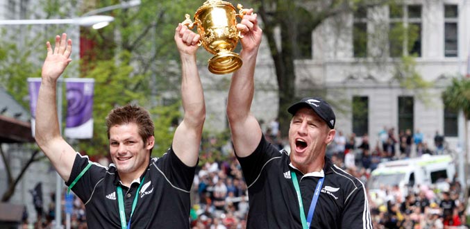 Rugby: foule immense à Auckland pour la parade des All Blacks