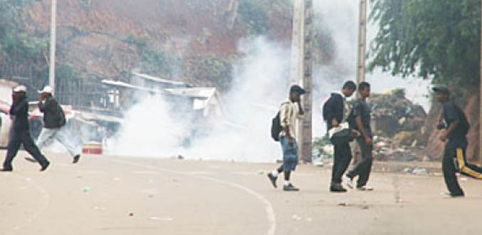 Madagascar-Social : Etudiants contre Forces de l’ordre