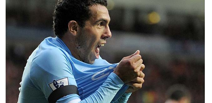 Manchester City : le Milan AC ne veut Carlos Tevez qu''en prêt