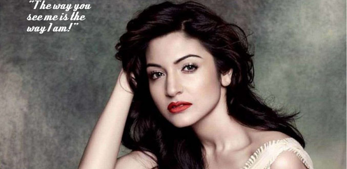 Anushka Sharma :  « Je n’avais jamais pensé devenir actrice »