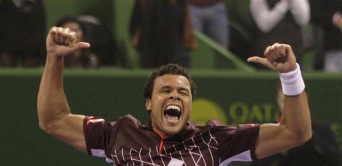 Tennis: Jo-Wilfried Tsonga bat Gaël Monfils en finale à Doha