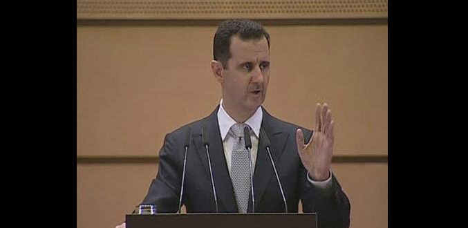 Syrie : Assad promet de "frapper les terroristes d''une main de fer"