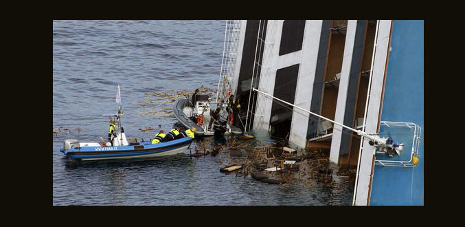 Costa-Concordia : un seizième corps retrouvé dans l''épave