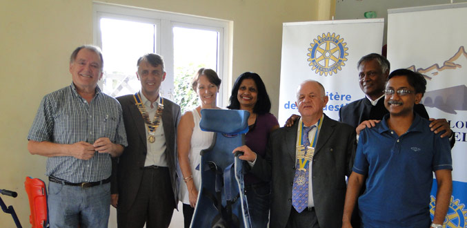 L’APEIM reçoit Rs 1, 4 million de matériel d’un club Rotary de la Réunion