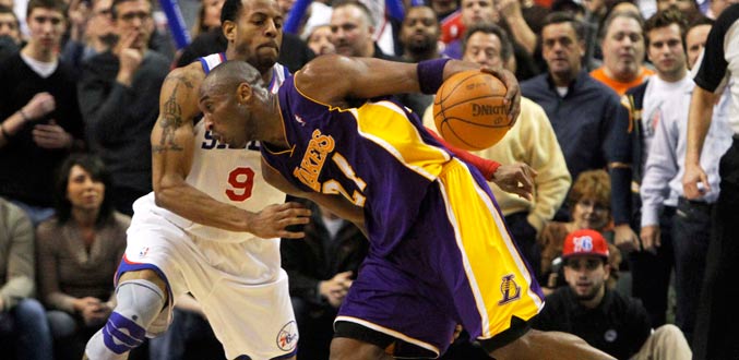NBA: défaite des Lakers de Kobe Bryant face à Philadelphie