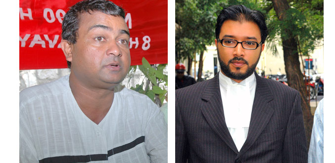 Vif accrochage entre le syndicaliste Reaz Chuttoo et l’avocat Zakir Mohamed en Cour industrielle