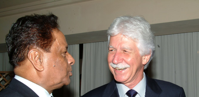 Dernière rencontre entre Paul Bérenger et SAJ en tant que président de la République