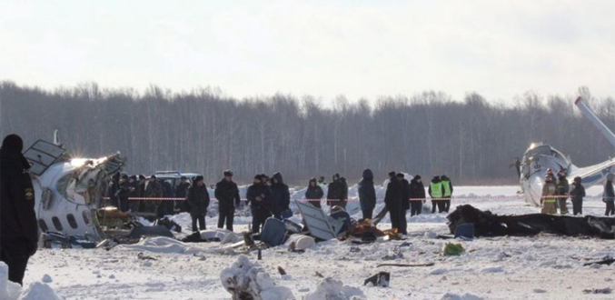 Crash d''un avion en Sibérie : 31 morts, 12 blessés