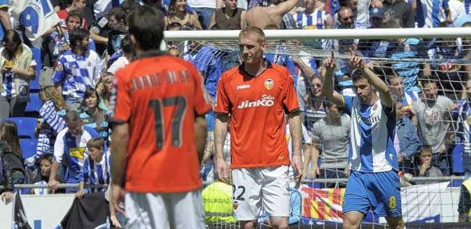 Liga-Espagne: Valence corrigé par l''Espanyol, Malaga manque le coche