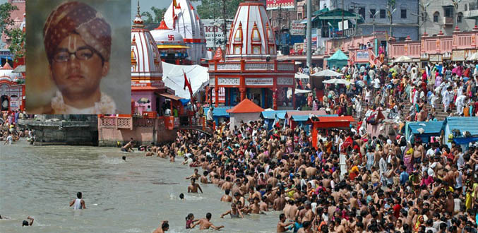 En pèlerinage en Inde depuis deux ans, Pritam Bissoonauth  est emporté par le Gange