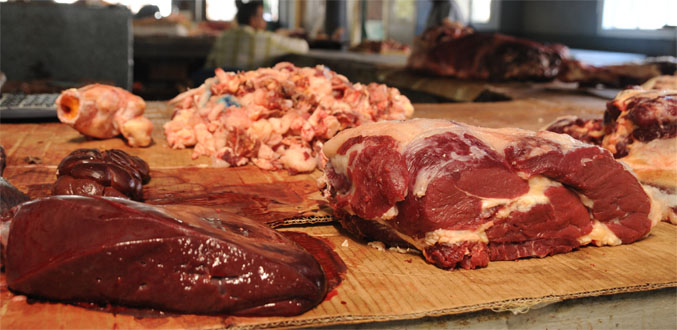 Hygiène : 16 kilos de viande impropre à la consommation saisie au Marché central