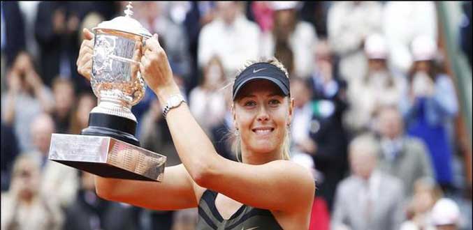 Roland-Garros: Maria Sharapova remporte la finale