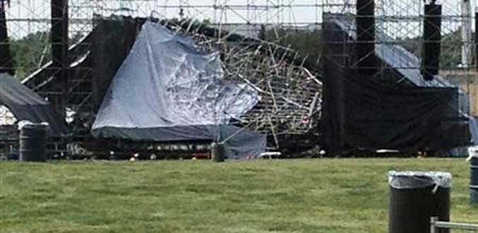 Une scène s’effondre avant un concert de Radiohead à Toronto, un mort